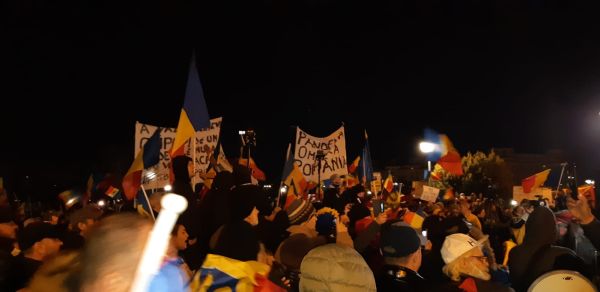 Protest în Bucureşti, împotriva măsurilor de restricţie
