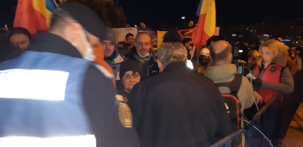 Protest în Bucureşti, împotriva măsurilor de restricţie