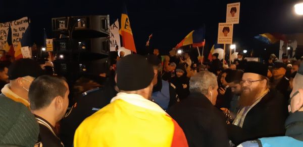 Protest în Bucureşti, împotriva măsurilor de restricţie