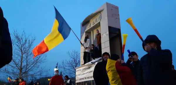 Protest în Bucureşti, împotriva măsurilor de restricţie