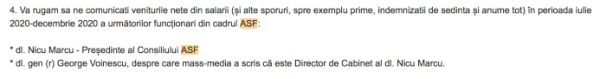 Nicu Marcu şi fostul lucrător al Securităţii, generalul SRI Voinescu, secretizează salariile uriaşe din ASF (Episodul I)