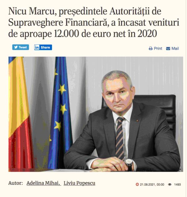 Nicu Marcu şi fostul lucrător al Securităţii, generalul SRI Voinescu, secretizează salariile uriaşe din ASF (Episodul I)