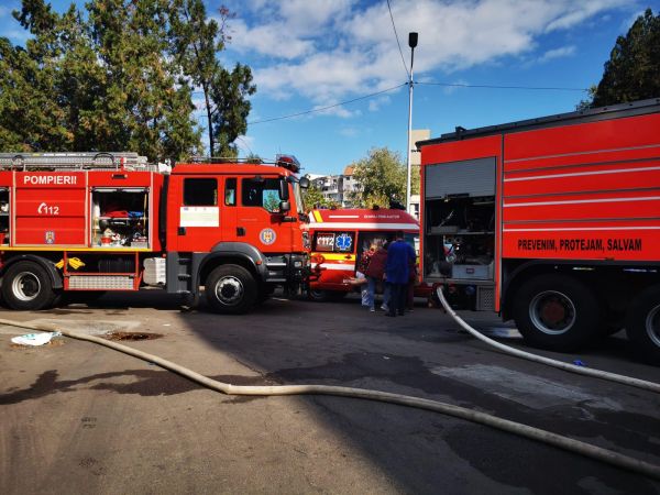 Incendiu la Secţia ATI a Spitalului de Boli Infecţioase din Constanţa