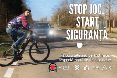 Poliţia Română lansează campania de educaţie rutieră pentru pietoni, conducători de biciclete şi trotinete