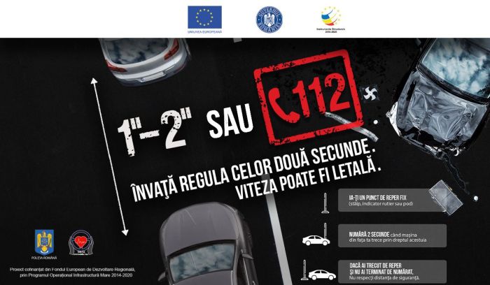 Poliţia Română lansează campania de educaţie rutieră ce vizează viteza şi circulaţia pe autostrăzi​