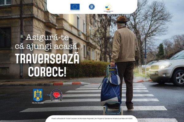 Poliţia Română lansează o campanie de educaţie rutieră adresată persoanelor în vârstă