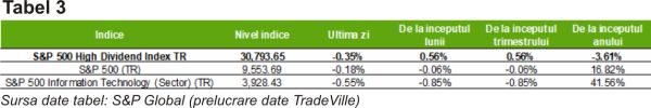 TradeVille: Companiile americane sunt generoase cu dividendele