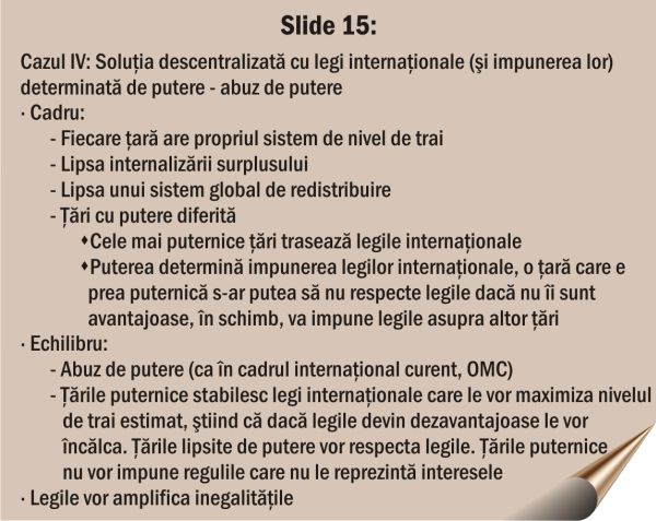 Ţările puternice nu-şi mai respectă propriile reguli când acestea le defavorizează