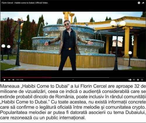 "Habibi come to Dubai", o călătorie prin lumea memelor şi a comunităţii crypto
