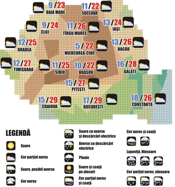 Prognoza meteo (12.06. - 13.06.2025)