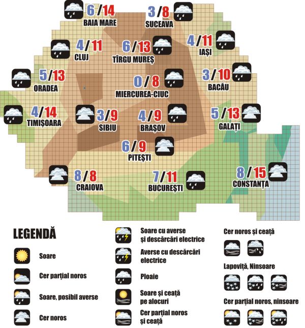 Prognoza meteo (02.10. - 03.10.2025)