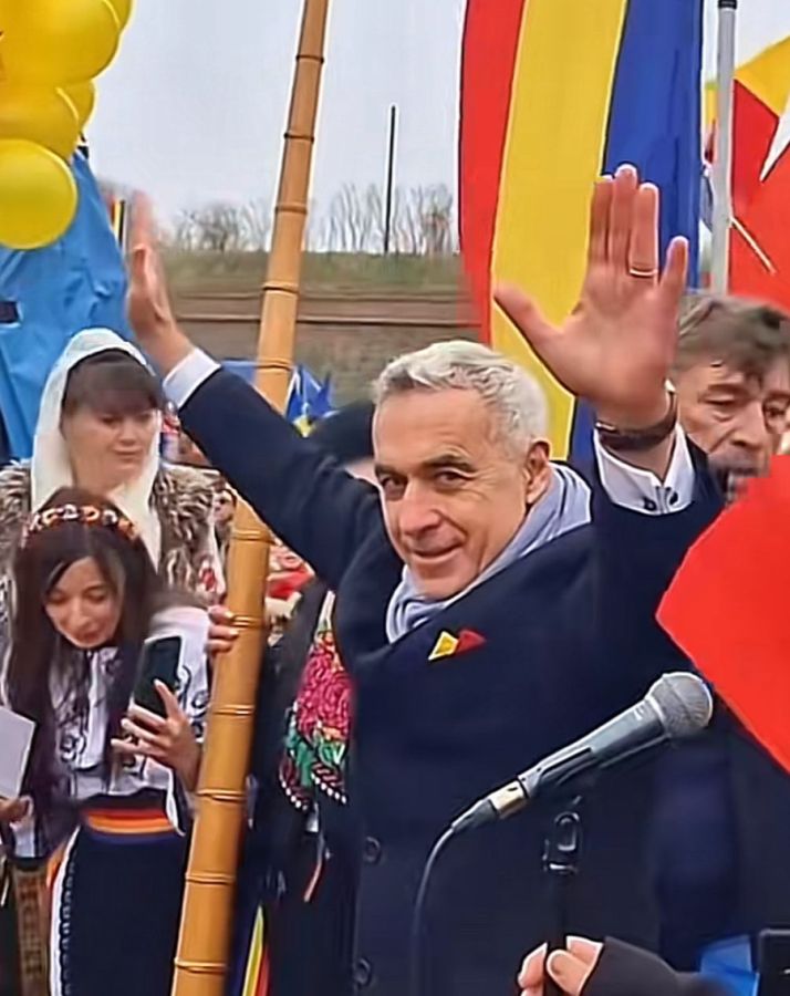 George Simion şi Călin Georgescu, mitinguri în paralel la Alba Iulia, de Ziua Naţională