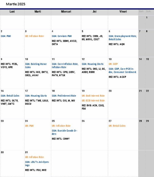 TradeVille: Februarie 2026 - incertitudini macroeconomice şi tensiuni geopolitice, cu evoluţii mixte pe pieţe