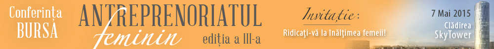 Antreprenoriat feminin 2015