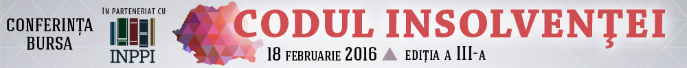 Codul insolventei 2016