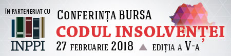 Conferinţa BURSA Codul insolventei 2018