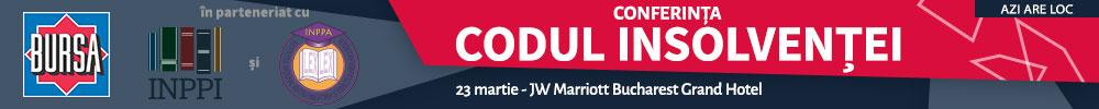 Conferinţa BURSA “Codul Insolvenţei”
