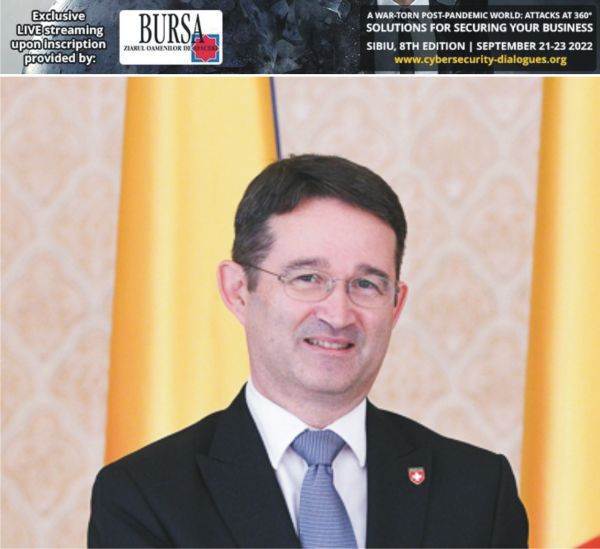 HE ARTHUR MATTLI, AMBASADORUL ELVEŢIEI ÎN ŢARA NOASTRĂ:<br />Securitatea cibernetică - un domeniu de mare interes pentru Europa HE ARTHUR MATTLI, AMBASADORUL ELVEŢIEI ÎN ŢARA NOASTRĂ:<br />Securitatea cibernetică - un domeniu de mare interes pentru Europa