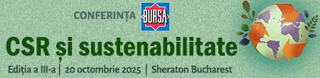 Conferinţa BURSA “CSR şi sustenabilitate”