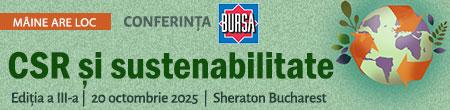 Conferinţa BURSA “CSR şi sustenabilitate”
