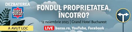 Dezbaterea BURSA “Fondul Proprietatea, încotro?”