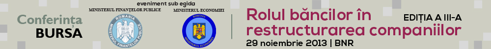 Rolul bancilor restructurarea companiilor 2013