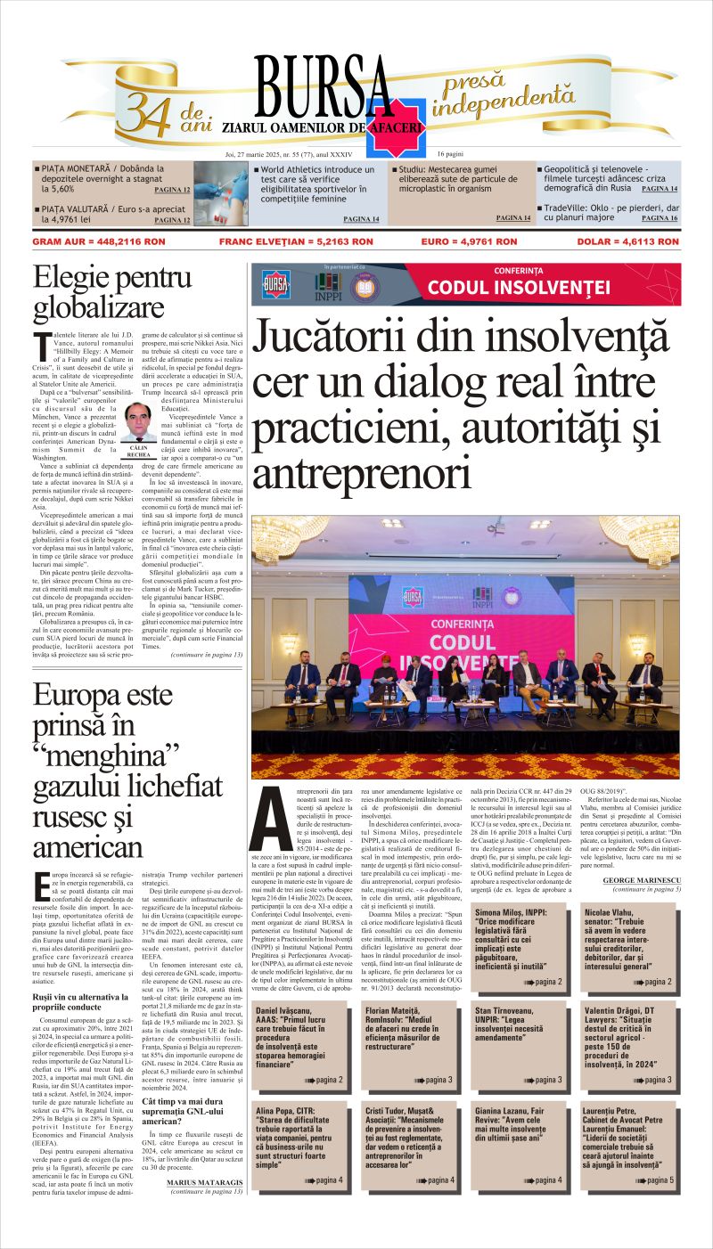 Ediţia din 01.05.2025