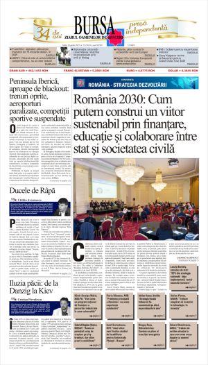Prima pagină 29.04.2025