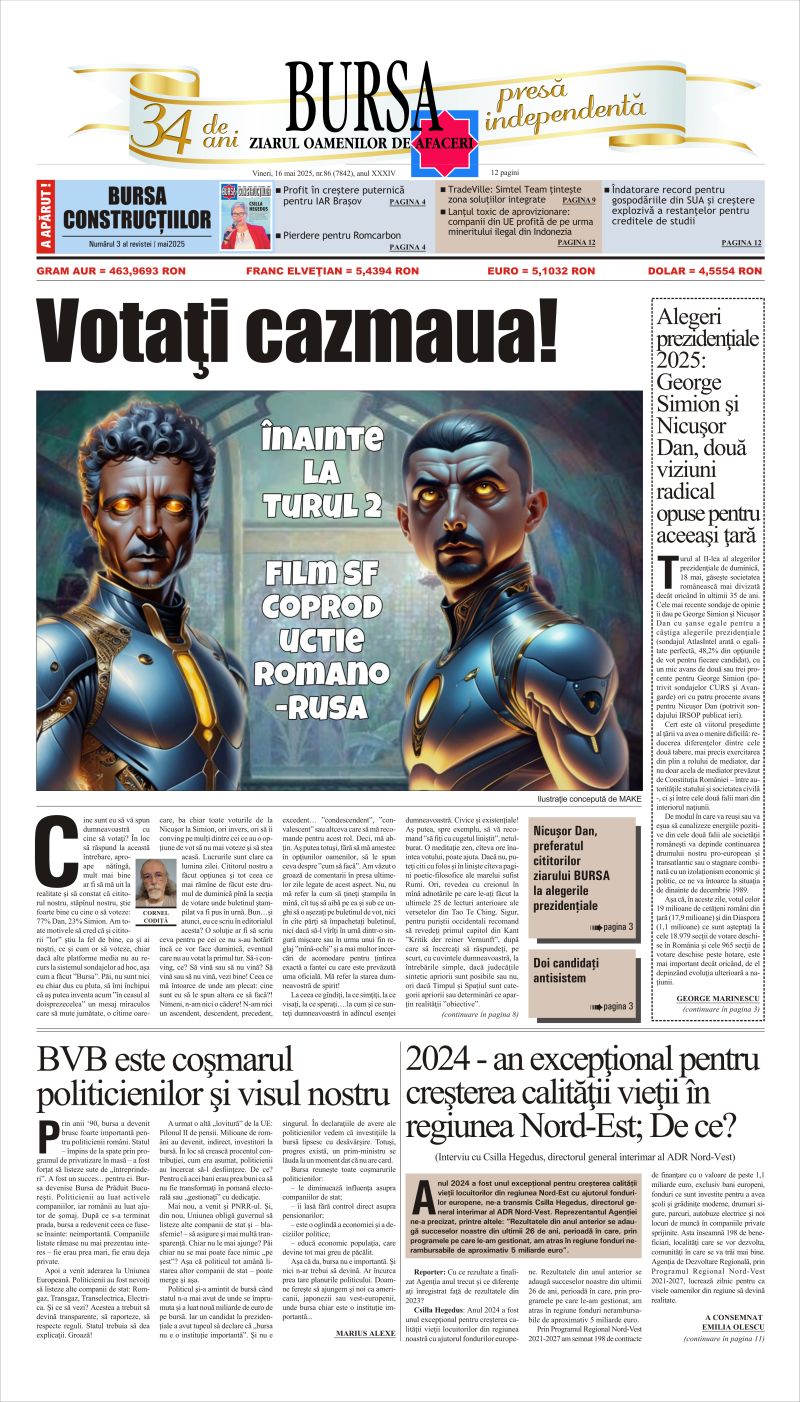 Ediţia din 16.05.2025