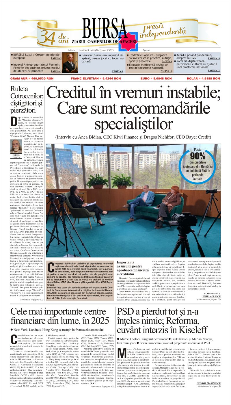 Ediţia din 21.05.2025