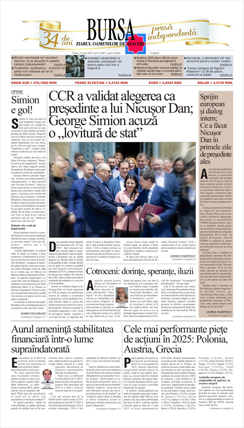 Ediţia din 23.05.2025