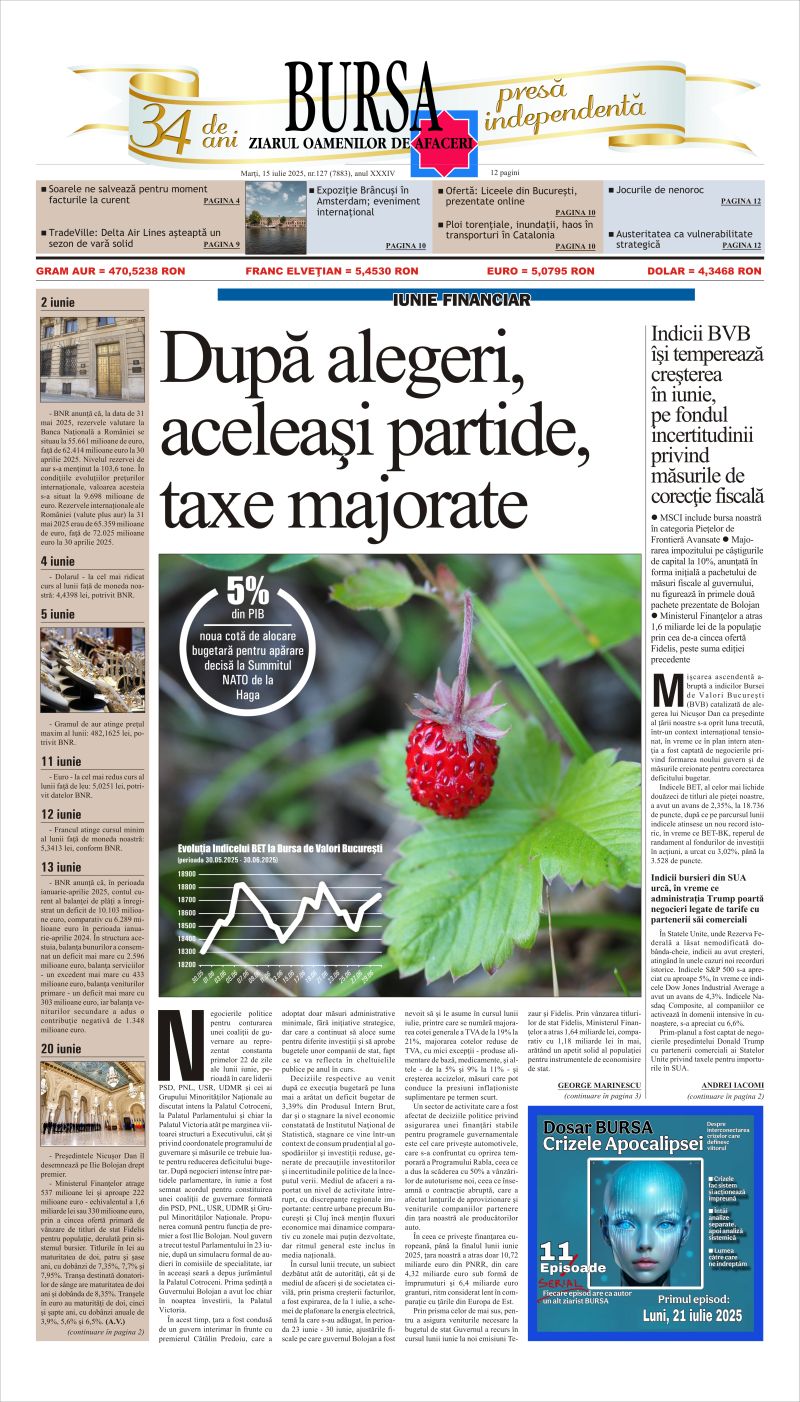 Ediţia din 15.07.2025