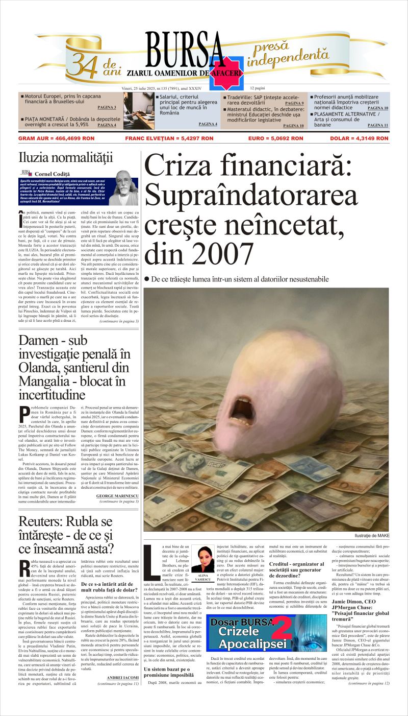 Ediţia din 25.07.2025