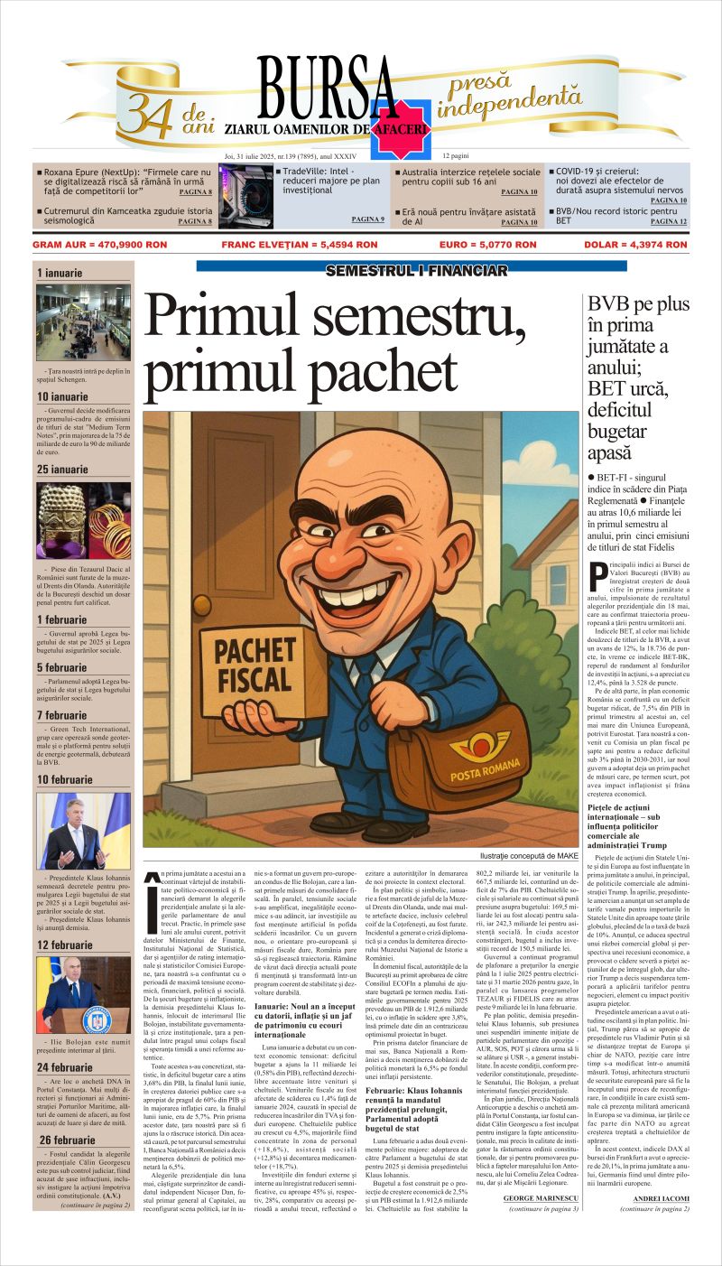 Ediţia din 31.07.2025