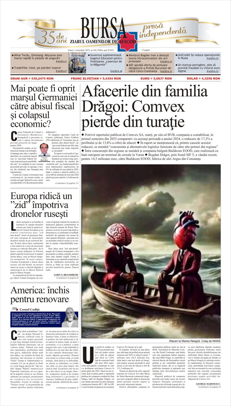 Ediţia din 03.10.2025
