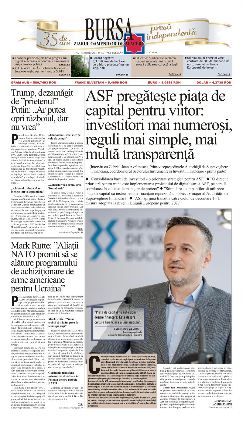 Ediţia din 16.10.2025