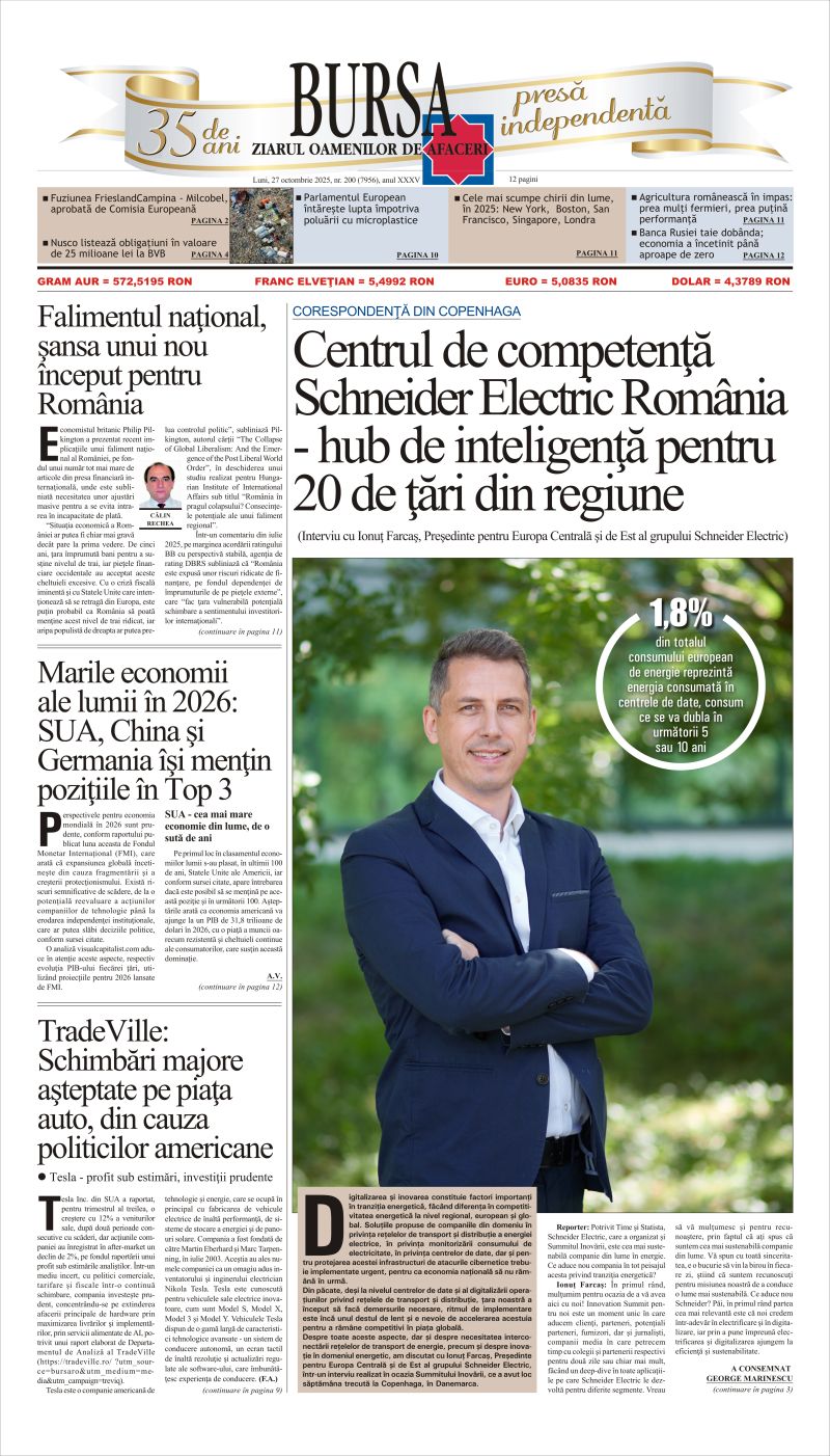 Ediţia din 27.10.2025