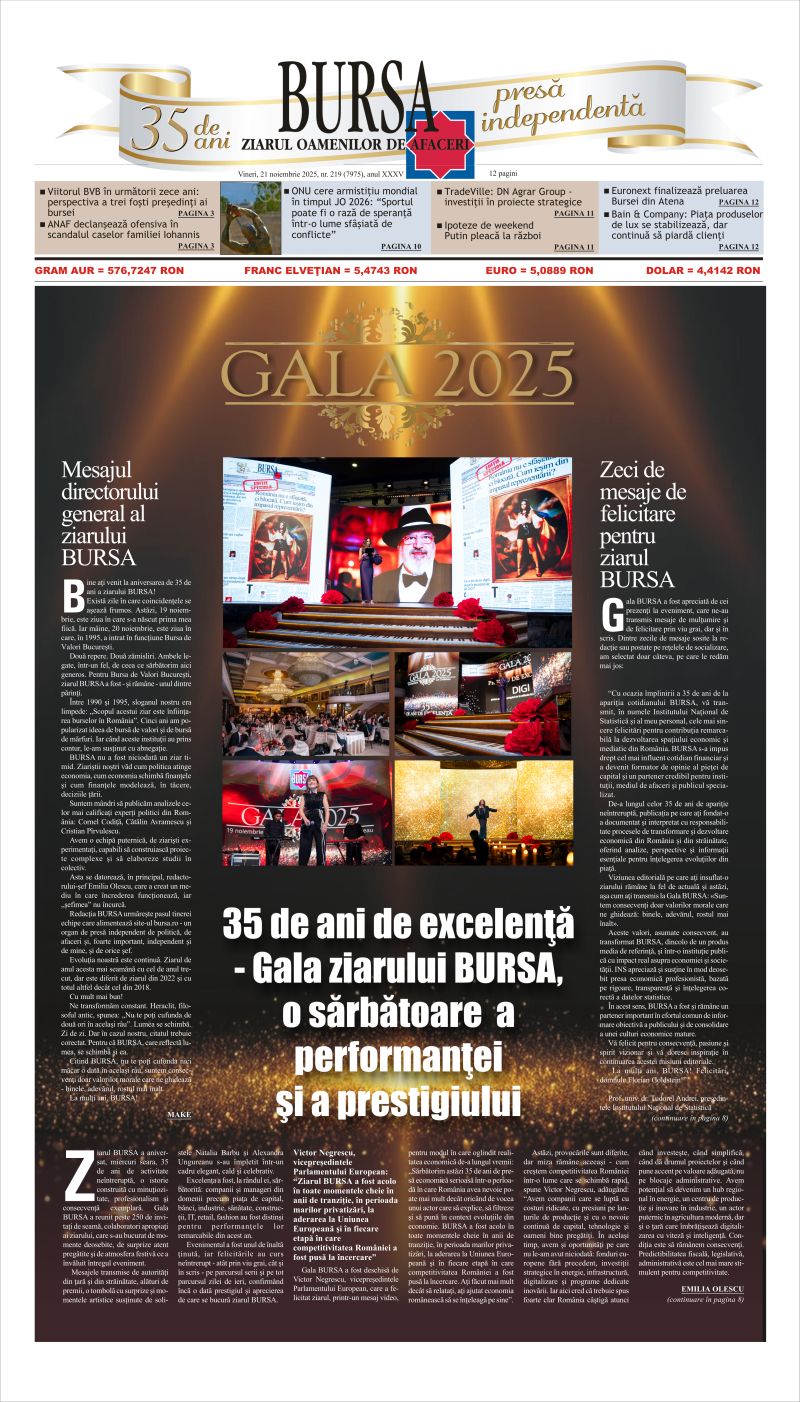 Ediţia din 2025-11-21