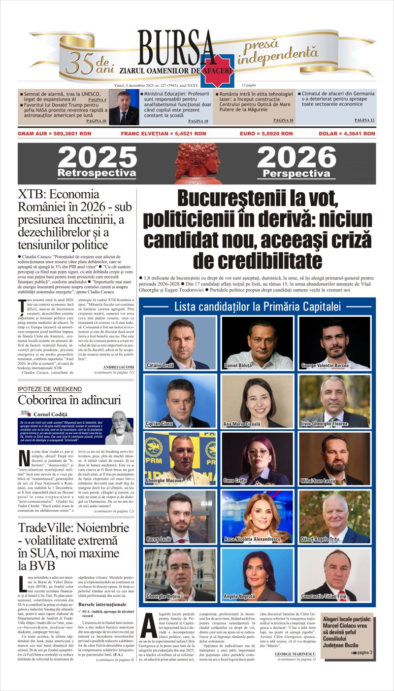 Ediţia din 05.12.2025