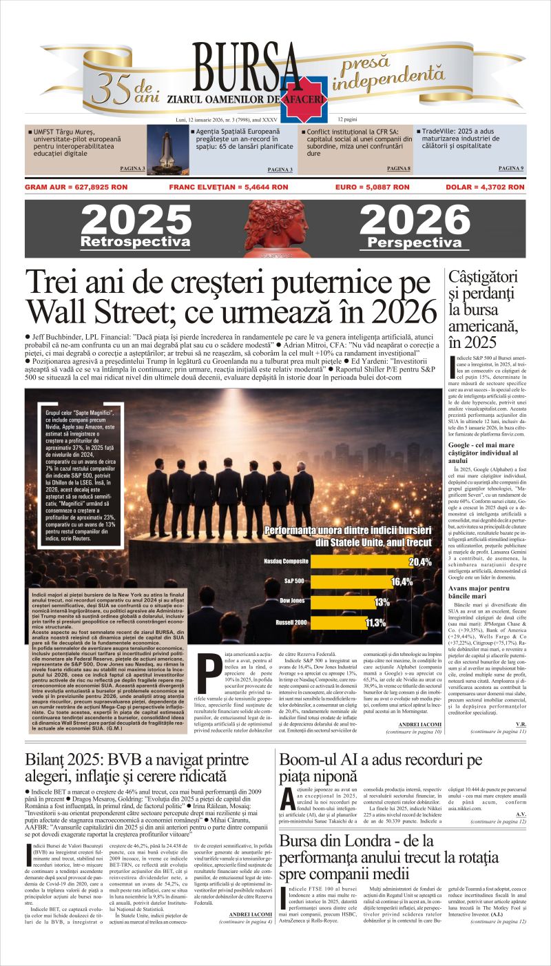 Ediţia din 12.01.2026