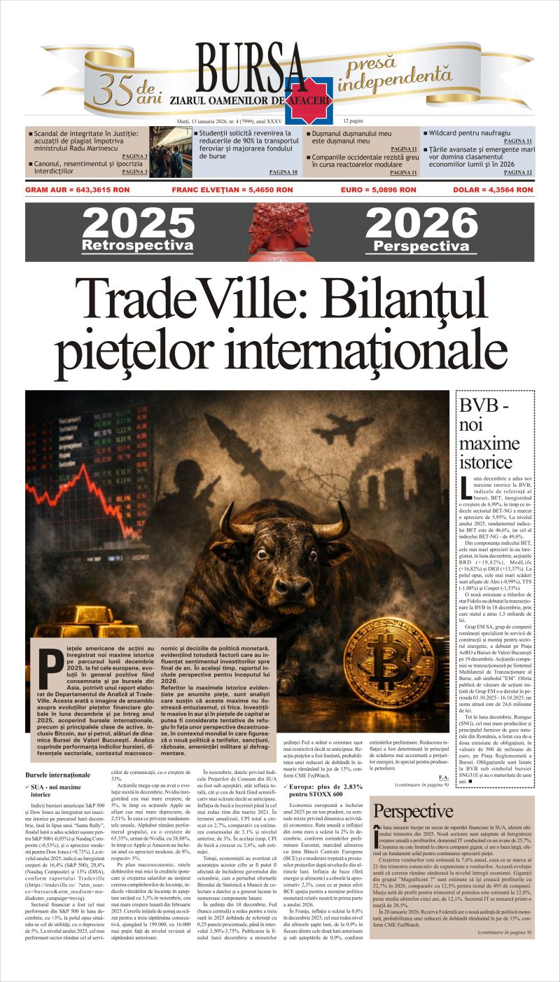 Ediţia din 13.01.2026