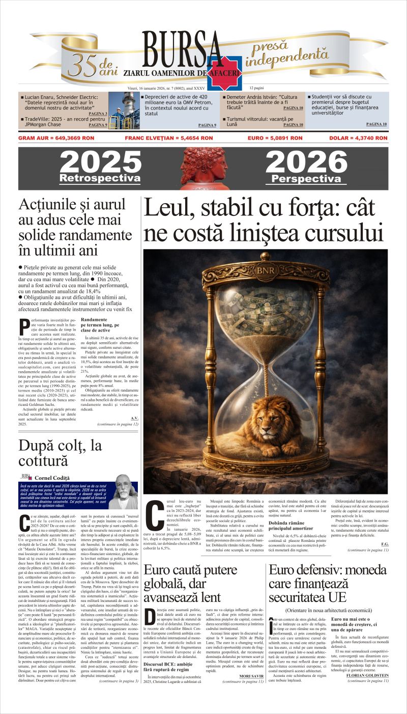 Ediţia din 16.01.2026