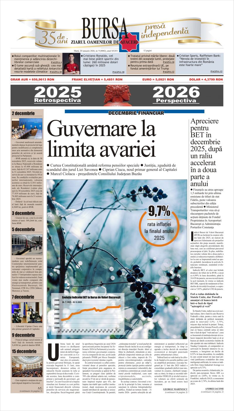 Ediţia din 20.01.2026