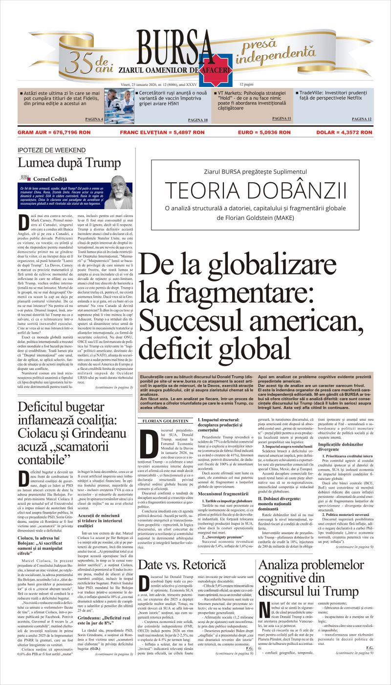 Ediţia din 23.01.2026