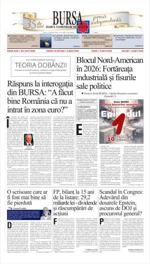 Prima pagină 13.02.2026