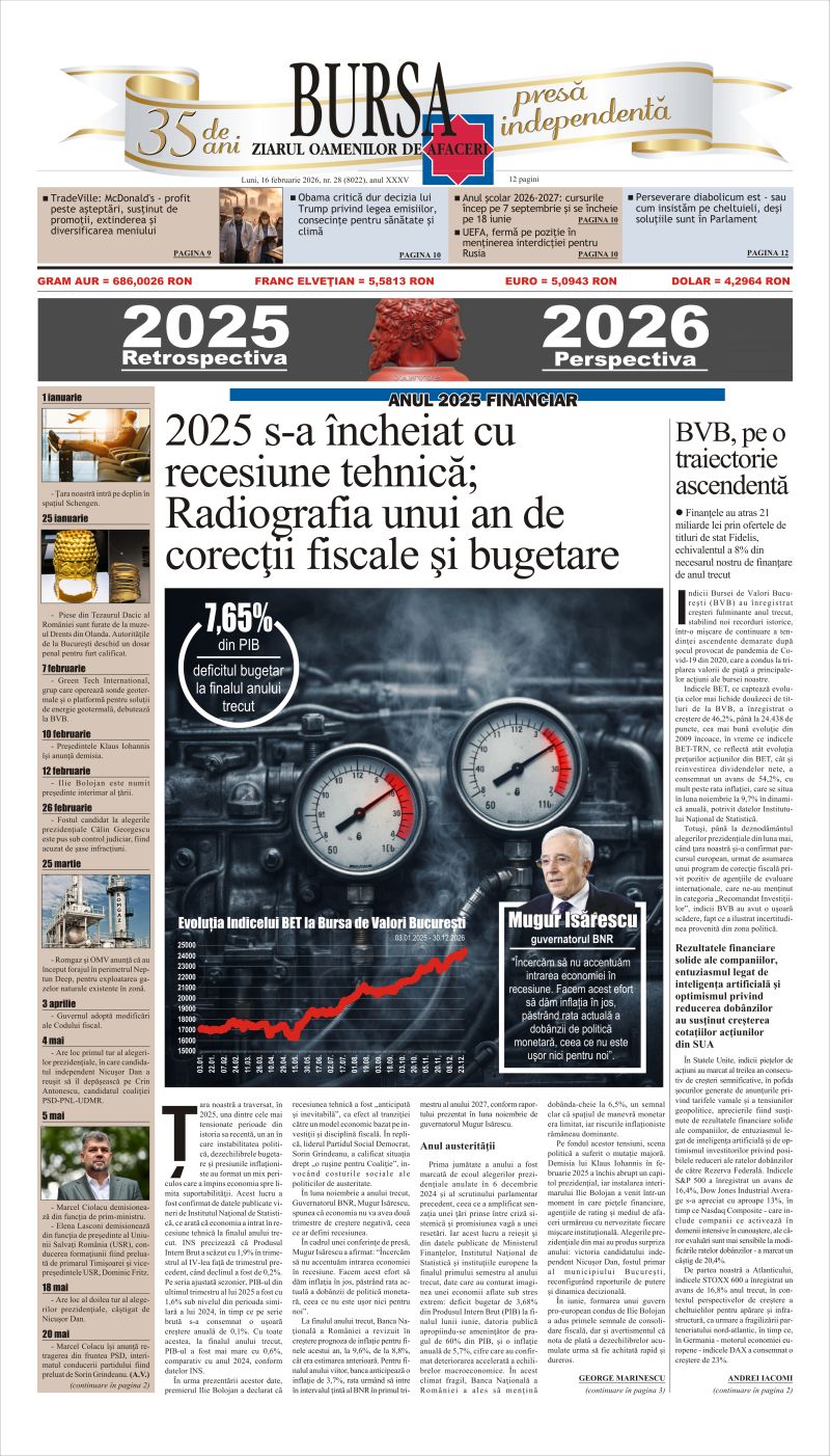Ediţia din 2026-02-16