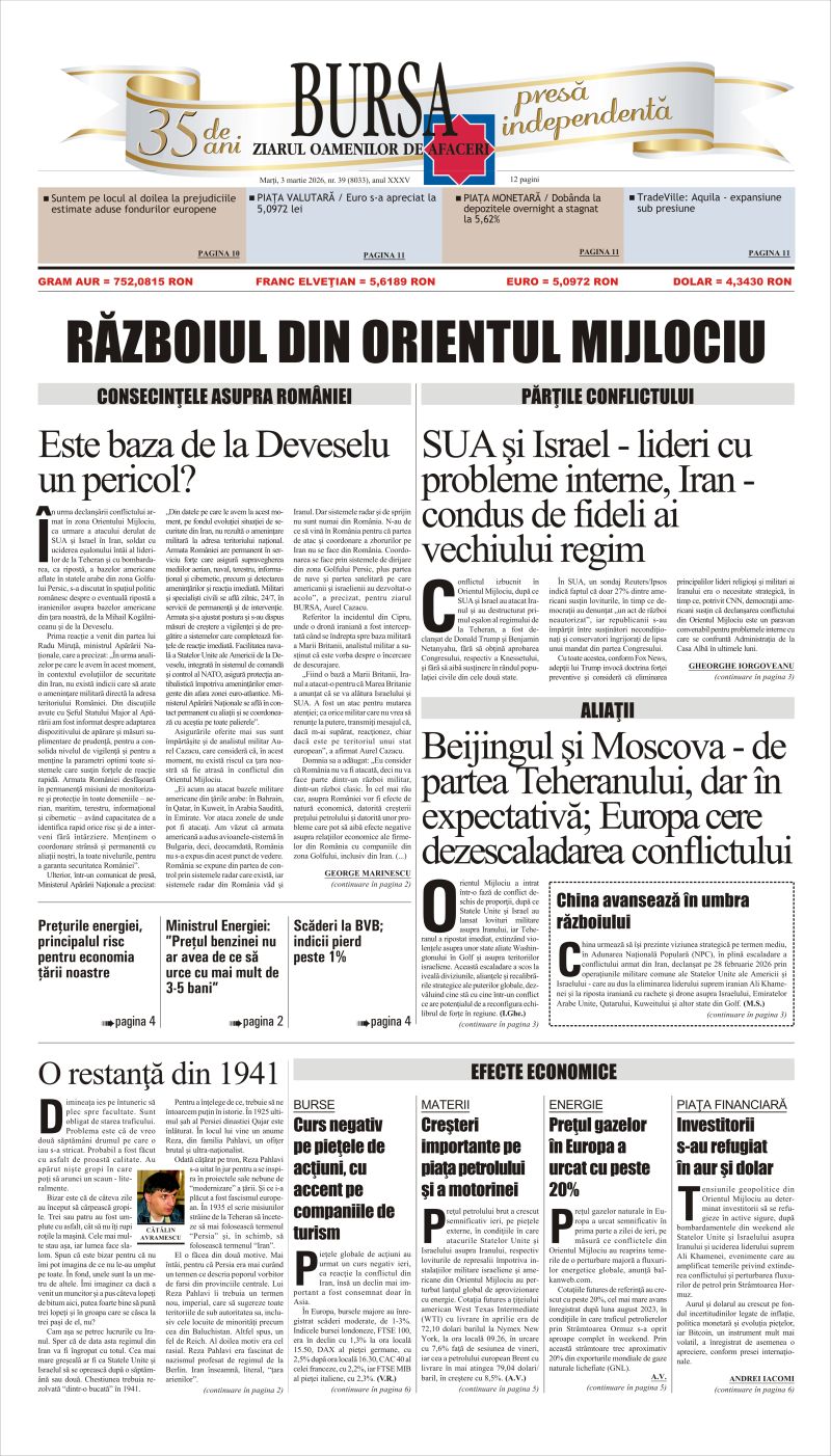 Ediţia din 03.03.2026