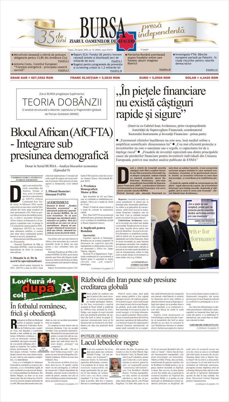 Ediţia din 20.03.2026