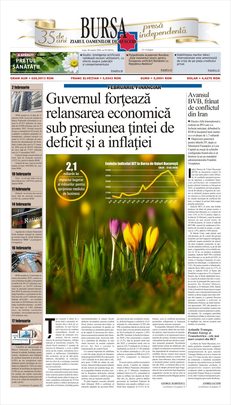Ediţia din 31.07.2026