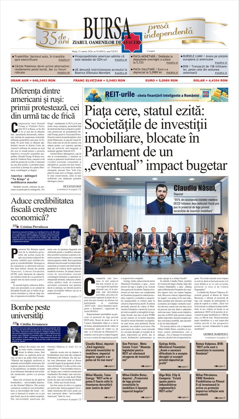 Ediţia din 29.07.2026